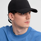 Бейсболка Kosmos, черная