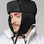 Шапка-ушанка Shelter, черная