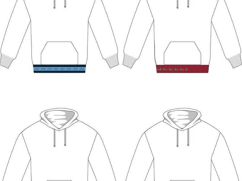 Вязаная резинка по низу на заказ Fondo