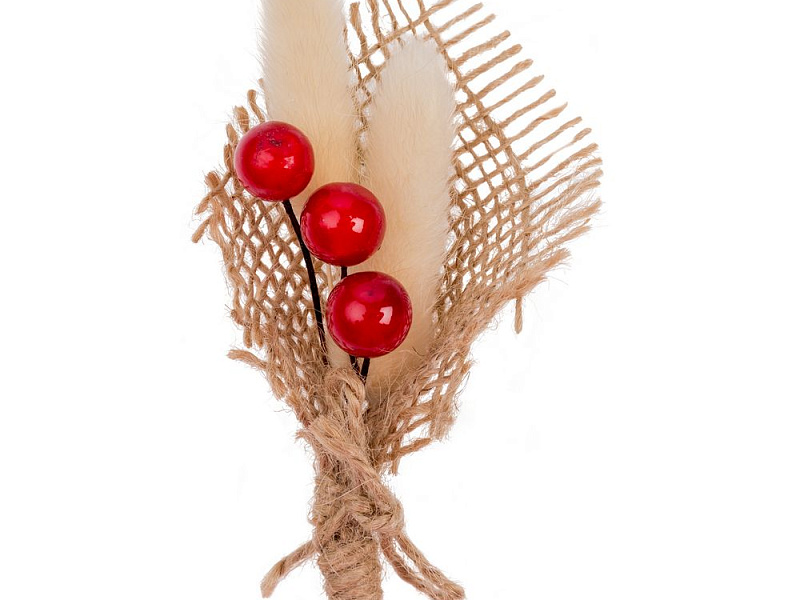 Букет сухоцветов Adorno, красный