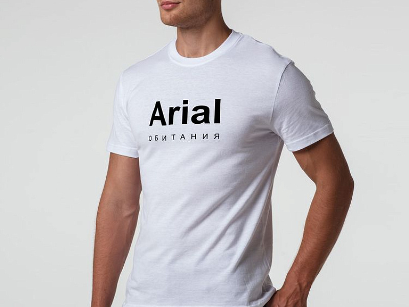 Футболка Arial обитания, белая