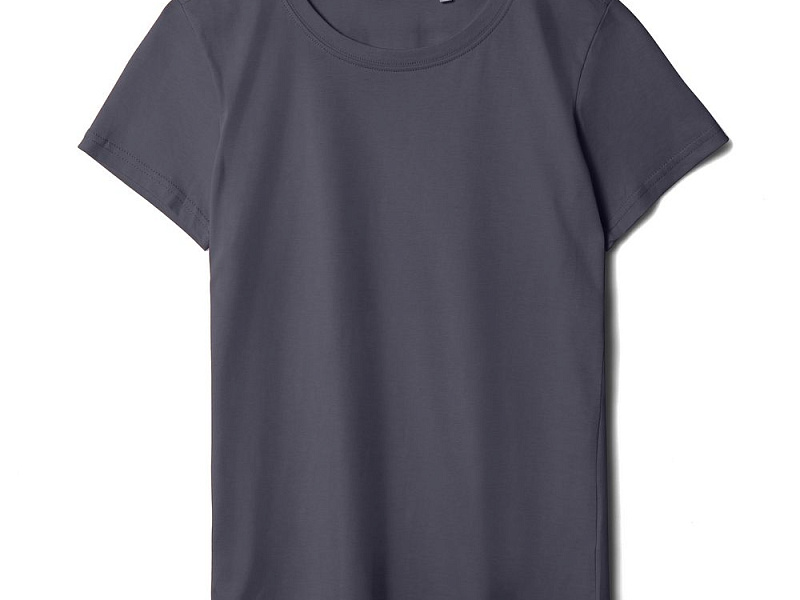 Футболка женская T-bolka Lady, темно-серая (графит)