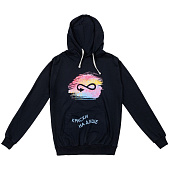 Толстовка с капюшоном Unit Kirenga, темно-синяя