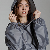 Дождевик-анорак Alatau, серый, единый размер