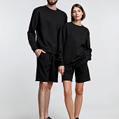 Свитшот унисекс Delta, черный