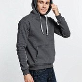 Толстовка с капюшоном Kirenga Heavy, темно-серая (графит)