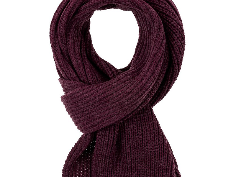 Шарф Nordkyn, бордовый