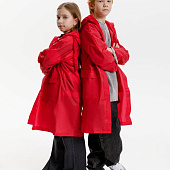 Дождевик детский RainDrop Kids, красный