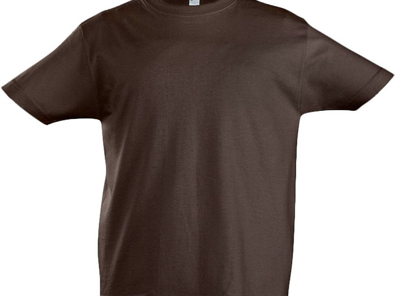 Футболка детская Imperial Kids, шоколадно-коричневая