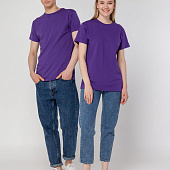 Футболка унисекс T-Bolka 160, фиолетовая