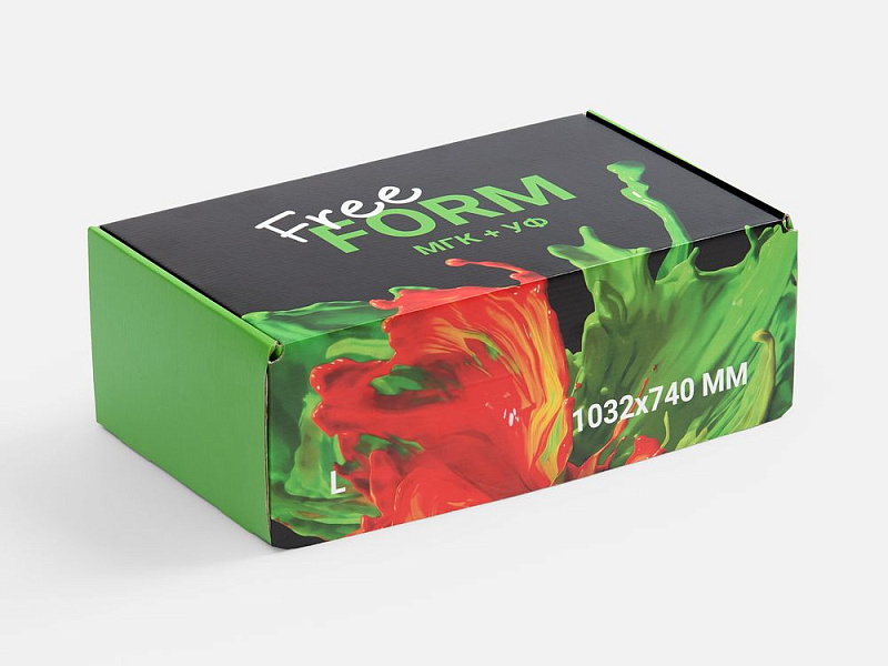 Коробка с печатью на заказ Freeform, L