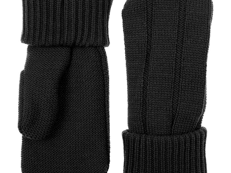 Варежки Knit Beat, черные