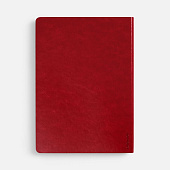 Ежедневник Nebraska Flex, недатированный, красный с золотистым