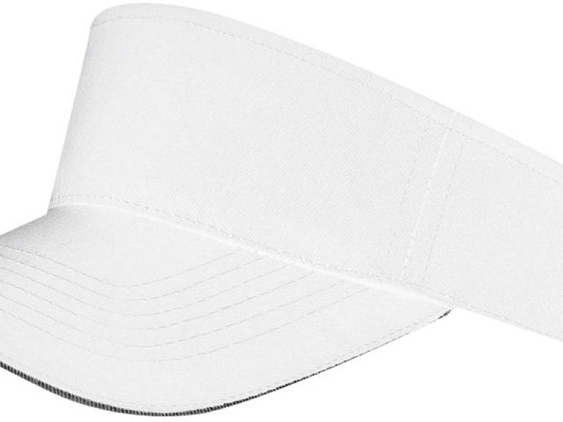 Козырек Ace, белый с черным