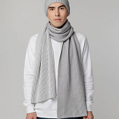 Шапка Nobilis, белая с серым