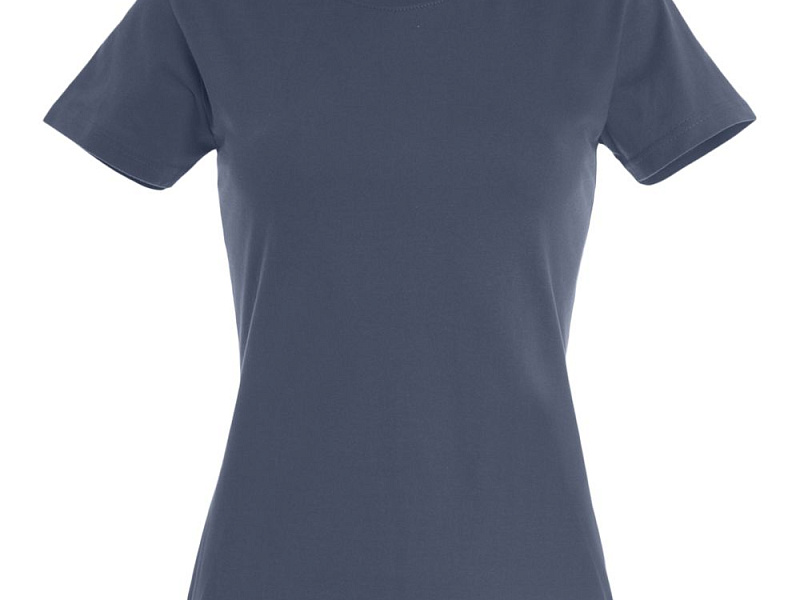 Футболка женская Imperial Women 190, синяя (джинс)