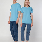 Футболка унисекс T-Bolka 160, голубая