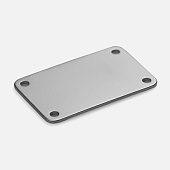 Шильдик металлический Furo, серебристый