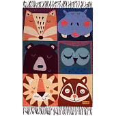 Плед детский Zoo, оранжевый