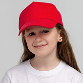 Бейсболка детская Standard Kids, красная