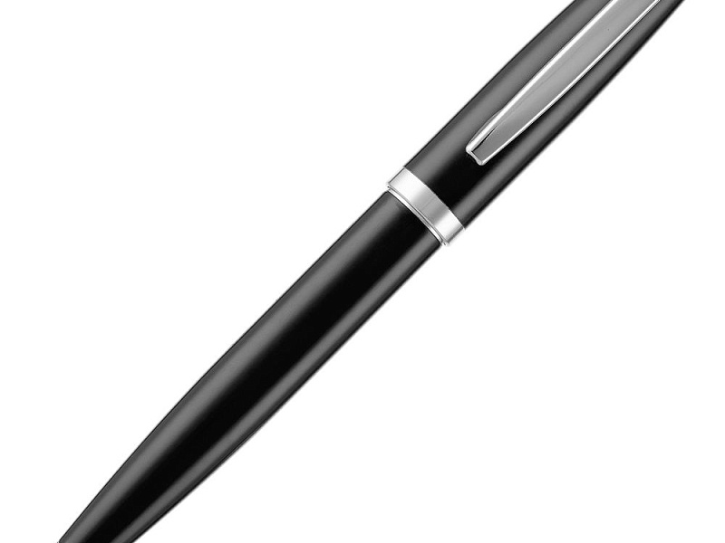 Ручка шариковая Letra Chrome, глянцевая, черная