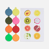 Подвеска Round, 3D-печать, хаки