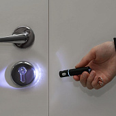 Брелок-фонарик Slide Ray, ver.2, черный