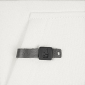 Лейбл кожаный Beta, XS, серый