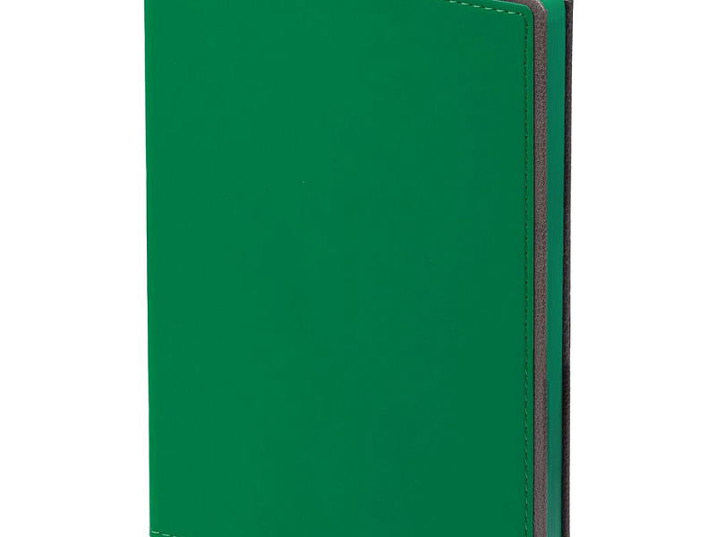 Ежедневник Frame, недатированный, зеленый с серым