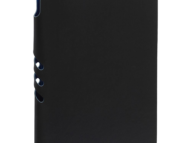 Ежедневник Flexpen Black, недатированный, черный с синим