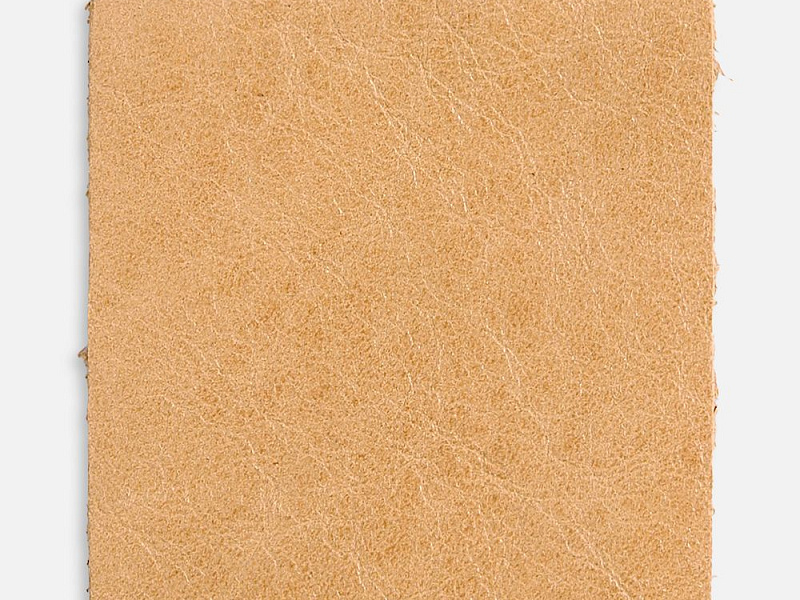 Лейбл кожаный Pasek, L, бежевый