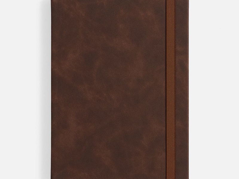 Ежедневник Urban Hard, недатированный, коричневый