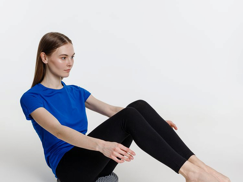 Массажная балансировочная подушка Balansa, серая