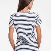 Футболка женская Grand Granat New, белая с синим