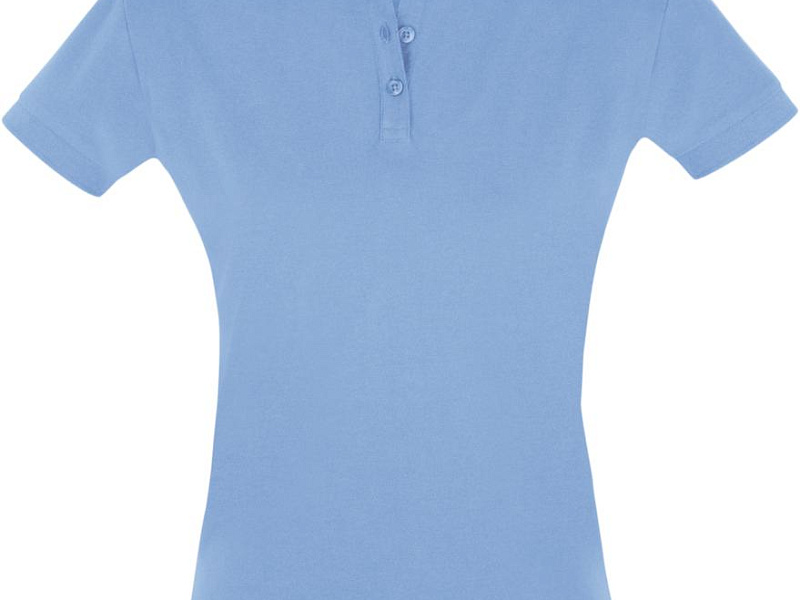 Рубашка поло женская Perfect Women 180 голубая