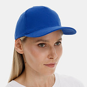 Бейсболка Long Beach, ярко-синяя