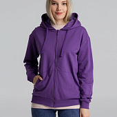 Толстовка на молнии с капюшоном Siverga 2.0, фиолетовая