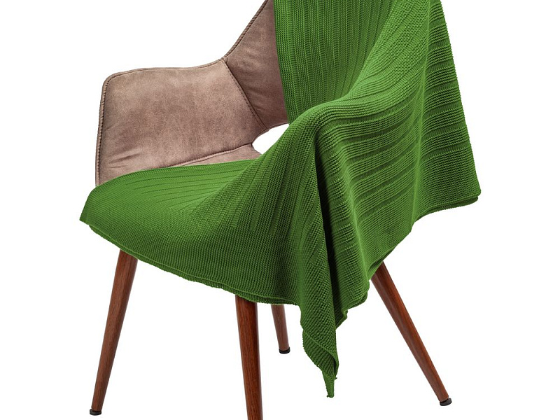 Плед Field, зеленый (оливковый)