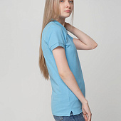 Рубашка поло женская Virma Lady, голубая