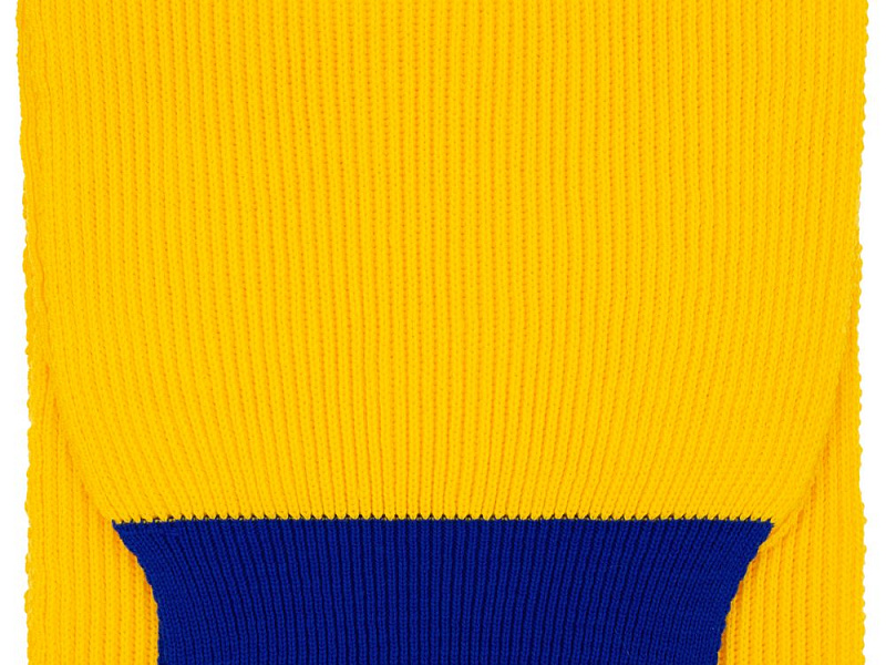 Шарф Snappy, желтый с синим