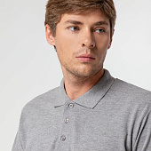 Рубашка поло мужская Summer 170, серый меланж