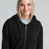 Толстовка на молнии с капюшоном Siverga 2.0, черная