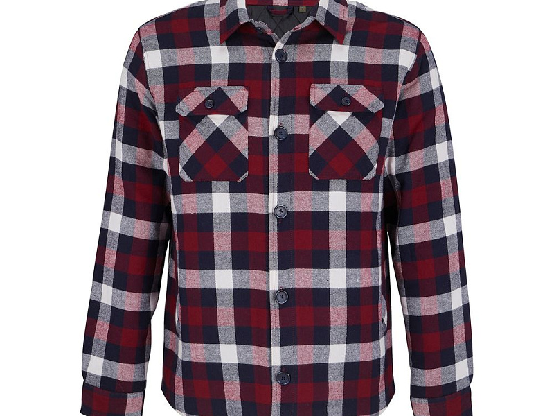 Куртка-рубашка оверсайз унисекс Noah, бордовая