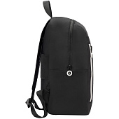 Складной рюкзак Compact Neon, черный с белым