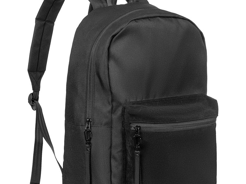 Рюкзак Patch Catcher с карманом из липучки, черный