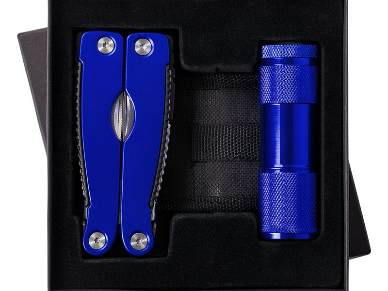 Набор Handmaster: фонарик и мультитул, синий