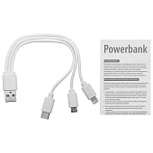Внешний аккумулятор Uniscend Half Day Compact 5000 мАч, белый