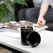 Ароматическая свеча Flikka, сандал и амбра, черная