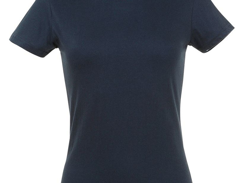 Футболка женская Miss 150, темно-синяя (navy)