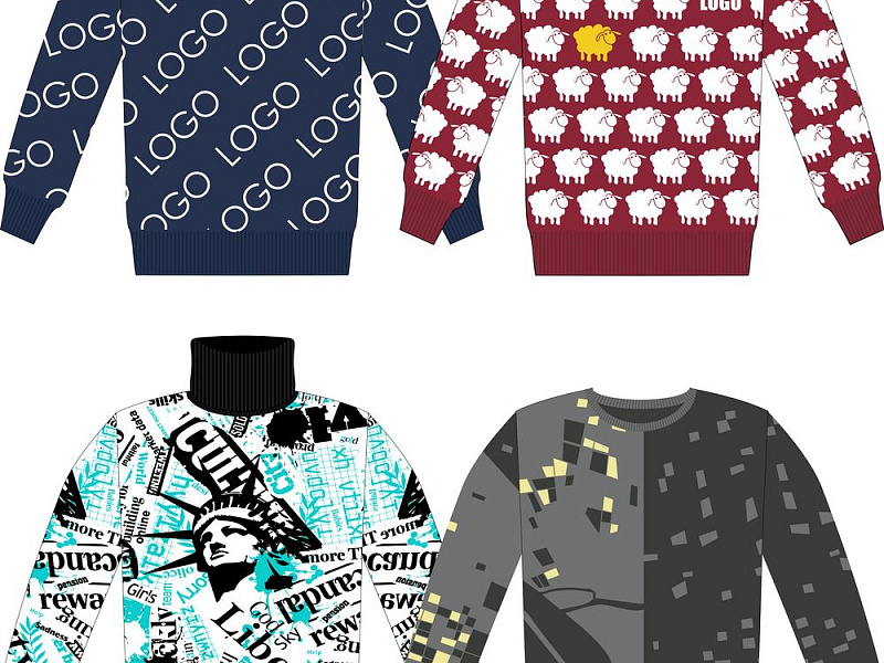 Свитер на заказ Tricksy Net, акрил